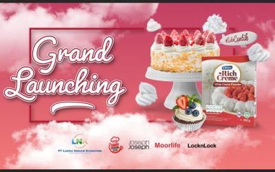 Semarak Grand Launch RichCreme Whip Creme, Krim Kocok Ramah Diet dan UMKM