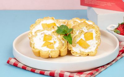 Resep Choux Pastry Roll With Mango